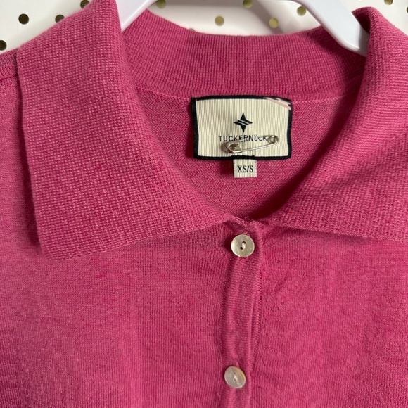Tuckernuck Pink Relaxed Polo Button Down - Picture 3 of 9